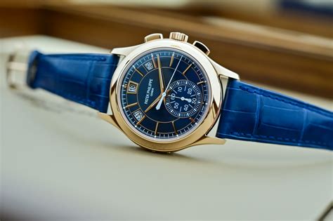 6168 patek philippe|Patek Philippe blue dial.